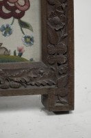 A Large Gothic Revival Picture Frame with Stylised Floral Carvings - Thumbnail 16