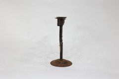Goberg Germany Hugo Berger. Arts & Crafts Five Branch Handmade Iron Candelabra - Thumbnail 4