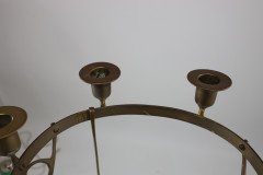 WMF ( attributed. ). An Art Nouveau Candelabra with Six Sconces to the Main Circular Ring - Thumbnail 13