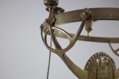 WMF ( attributed. ). An Art Nouveau Candelabra with Six Sconces to the Main Circular Ring - Thumbnail 15