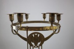 WMF ( attributed. ). An Art Nouveau Candelabra with Six Sconces to the Main Circular Ring - Thumbnail 17