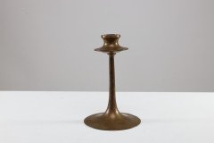 Dryad of Leicester. An Arts & Crafts Brass Candlestick - Thumbnail 2