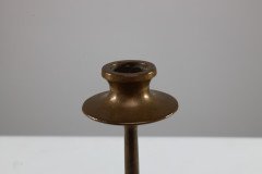 Dryad of Leicester. Arts & Crafts Brass Candlestick - Thumbnail 8