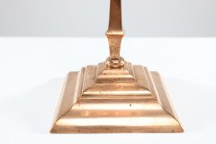 W. A. S. Benson, Pair of Arts & Crafts Copper and Brass Candlesticks - Thumbnail 16