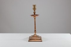 W. A. S. Benson, Pair of Arts & Crafts Brass and Copper Candlesticks II - Thumbnail 4