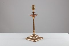 W. A. S. Benson, Pair of Arts & Crafts Brass and Copper Candlesticks II - Thumbnail 5