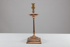 W. A. S. Benson, Pair of Arts & Crafts Brass and Copper Candlesticks II - Thumbnail 8