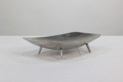 Keswick School of Industrial Art. A Firth Staybrite Stainless Steel Preserve Dish & Spoon - Thumbnail 3