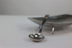 Keswick School of Industrial Art. A Firth Staybrite Stainless Steel Preserve Dish & Spoon - Thumbnail 7
