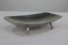 Keswick School of Industrial Art. A Firth Staybrite Stainless Steel Preserve Dish & Spoon - Thumbnail 9