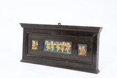 Ellen Mary Rope for Della Robbia Pottery. A Small Picture Frame with Three Plaster Plaques - Thumbnail 4