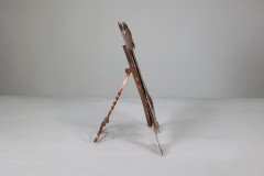 J & F Pool, Arts & Crafts Hammered Copper Picture Frame with Writhen Stand - Thumbnail 7