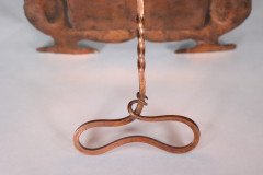 J & F Pool, Arts & Crafts Hammered Copper Picture Frame with Writhen Stand - Thumbnail 14