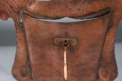 J & F Pool, Arts & Crafts Hammered Copper Picture Frame with Writhen Stand - Thumbnail 13