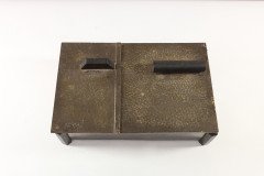 Georg Nilsson by Gero, Zeist. An Art Deco Silver Plated Jewelry Box with Two Compartments - Thumbnail 5