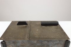 Georg Nilsson by Gero, Zeist. An Art Deco Silver Plated Jewelry Box with Two Compartments - Thumbnail 6