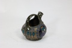 Imperial Amphora Austrian an Art Nouveau wine jug with Father Christmas & tree - Thumbnail 4