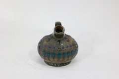 Imperial Amphora Austrian An Art Nouveau wine jug with Father Christmas & a tree - Thumbnail 7