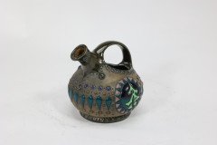Imperial Amphora Austrian An Art Nouveau wine jug with Father Christmas & a tree - Thumbnail 8