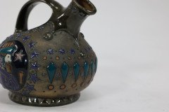 Imperial Amphora Austrian Art Nouveau wine jug with Father Christmas & tree - Thumbnail 13