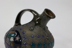 Imperial Amphora Austrian Art Nouveau wine jug with Father Christmas & tree - Thumbnail 14