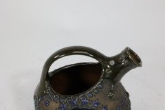 Imperial Amphora Austrian An Art Nouveau wine jug with Father Christmas & a tree - Thumbnail 16