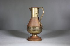 Jones & Willis Gothic Revival Brass Jug From the Church of St Barnabas of Darwen - Thumbnail 2