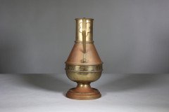 Jones & Willis Gothic Revival Brass Jug From the Church of St Barnabas of Darwen - Thumbnail 3