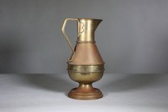 Jones & Willis Gothic Revival Brass Jug From the Church of St Barnabas of Darwen - Thumbnail 4