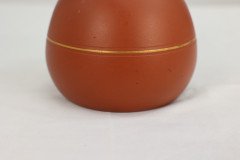 Prattware. A Gothic Revival Terracotta Jug with Gilded Line Decoration - Thumbnail 13