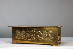Margaret Gilmour School. A Glasgow School Brass Planter - Thumbnail 2