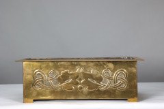Margaret Gilmour School. A Glasgow School Brass Planter - Thumbnail 4