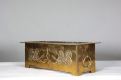 Margaret Gilmour School. A Glasgow School Brass Planter - Thumbnail 5
