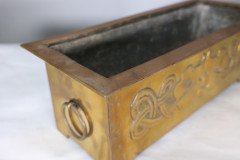 Margaret Gilmour School. A Glasgow School Brass Planter - Thumbnail 15