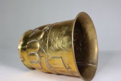 Margaret Gilmour School, Arts & Crafts Brass Planter with Galleon Scene - Thumbnail 12