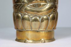 Margaret Gilmour School, Arts & Crafts Brass Planter with Galleon Scene - Thumbnail 19