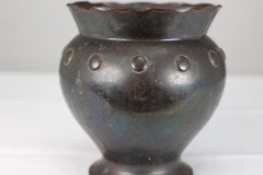 Dr. C. Dresser for Benham & Froud. An Arts & Crafts Copper Plant Pot - Thumbnail 4