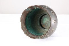 Dr. C. Dresser for Benham & Froud. An Arts & Crafts Copper Plant Pot - Thumbnail 9