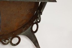 Birmingham Guild of Handicraft Attributed, a Gilded Semi-circular Brass Planter - Thumbnail 18
