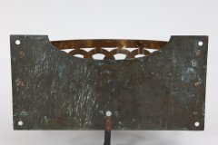Birmingham Guild of Handicraft, attributed. A Gilded Semi-circular Brass Planter - Thumbnail 10