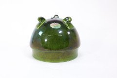Bretby. An Arts & Crafts Green Planter & Stand Both Stamped Bretby - Thumbnail 9