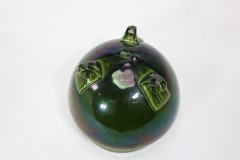 Bretby. An Arts & Crafts Green Planter & Stand Both Stamped Bretby - Thumbnail 10