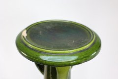 Bretby. An Arts & Crafts Green Planter & Stand Both Stamped Bretby - Thumbnail 14