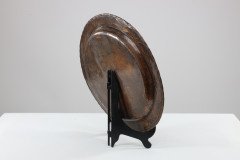Hugh Wallis. Arts & Crafts Hand Formed Round Copper Plate - Thumbnail 6