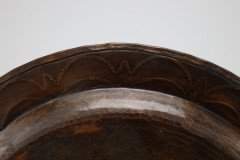 Hugh Wallis. Arts & Crafts Hand Formed Round Copper Plate - Thumbnail 11
