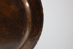 Hugh Wallis. Arts & Crafts Hand Formed Round Copper Plate - Thumbnail 12