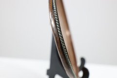 Hugh Wallis. Arts & Crafts Oval Copper Tray with Rope Twist Edge - Thumbnail 8