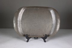 Liberty & Co., English Pewter 0881. An Arts & Crafts Unpolished Pewter Tray - Thumbnail 3
