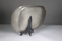 Liberty & Co., Arts & Crafts Unpolished English Pewter Tray 0881 - Thumbnail 5