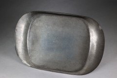 Liberty & Co., English Pewter 0881. An Arts & Crafts Unpolished Pewter Tray - Thumbnail 2
